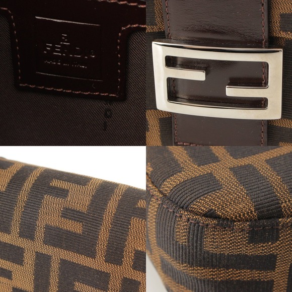 Fendi Zucca Baguette Mamma Handbag Brown - Picture 7 of 9